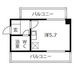 ライオンズマンション六甲道第二の物件間取画像